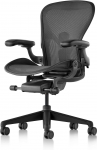 Herman Miller Aeron Remastered tugitool, grafiit, suurus C, reguleeritava sgavusega seljatugi (AER1C33DW-0001)