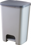 ESSENTIAL PEDAL BIN 40L GREY
