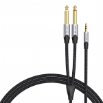 Vention Audiokaabel minipesa 3,5 mm kuni 2x 6,35 mm meespesa BARHK 8m
