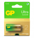 GP ULTRA ALKALINE C/LR14 Battery. 2-Pack