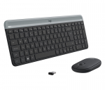 LOGITECH MK470 Slim Combo juhtmeta klaviatuur + hiir, US, grafiit