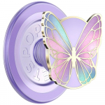 Popsockets Emailine liblikeprisma MagSafe telefoni hoidik ja alus lavendel