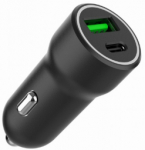 Gembird Auto ldtjs USB Type-C + USB Type-A must Black