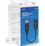 Savio DisplayPort (M) v1.2 HDMI (F) v1.4, 4K adapter, AK-62