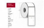 Capture Label 31 x 22mm, Core 25mm, Direct Thermal, Coated,