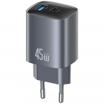 USAMS T66 Charger 45W CC290 GaN Kiiretoitus hbe