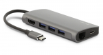 LMP 8-pordi USB-C mini-doki ruumi grau