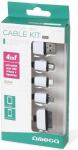 Omega USB to microUSB+miniUSB+Lightning+Apple 30-pin 4in1