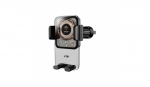 Dudao F19 clamp car holder with 15W inductive charger - black