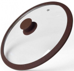 Fissman 9969 Arcades Glass Lid 26 cm Dark Brown