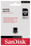 SANDISK Ultra Fit 256 GB (must, USB-A 3.2 Gen 1)
