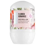 Biobaza, Flower Romance, Natural Ingredients, Refreshing, Floral, Deodorant Roll-On, For Women, 50 ml