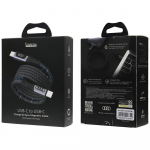 Audi Kabel USB-C/USB-C 2.0 laadimis- ja snkroonimiskaabel 20V 3A 60W czarny