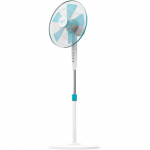 CECOTEC EnergySilence 500 | Jalgventilaator | Seiseventilaator | 40 W | Lbimt 40 cm | Kiirusreiimid 3 | Ojendamine | Valge/Sinine