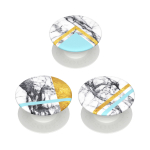 POPSOCKETS White Marble Glam Removable MINI Grip 3pack