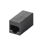 Black Box CAT 6 BLACK STRAIGHT THROUGH COUPLER FM609, CAT6, Black,