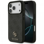 GUESS Etui 4G Small Classic Logo MagSafe iPhone 17 Pro jaoks, must