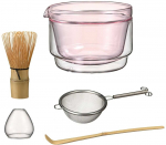 Hario Matcha Tea Gift Set Pink