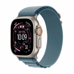 APPLE Watch Ultra 3 (GPS + Cellular) 49 mm naturaalne titaanist korpus ja sinine Alpine-rihm (MEWM4KS/A)