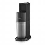 SodaStream Soda Maker DUO must, must, QC, sisaldab 1 klaasi AND 1 PET-kannu (1016812411)