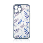Hurtel IPhone 12 Pro Maxi jaoks meldud lilleeritud kaitsekott, tumekasinEstonian: