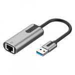 Vention USB 3.0-A Gigabit Etherneti adapter hall 0,15 meetri alumiiniumisulamist tp