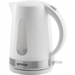 Gorenje | Kettle | K17WE | Electric | 2200 W | 1.7 L | Plastic/Metal | 360 rotational base | White