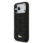Lacoste PU Nomogramme Gold Logo MagSafe-kinnitusel kaane Apple iPhone 17 Pro Max jaoks