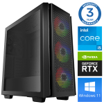 INTOP i5-12400F 16GB 500SSD M.2 NVME+4TB RTX3050 6GB WIN11