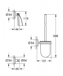 Accessory set Grohe Essentials City 40407001