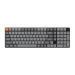 Keychron K17 Max RGB Brown Switch traadita madala profiiliga klaviatuur (must) [K17M-H3].