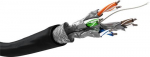 Goobay Vlisevrgu CAT 6 kaabel, S/FTP (PiMF), must, 100m