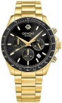 Giewont Meeste kroonograafkell Sapphire GW3520-B4 / kuld/must