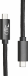 Fuj:tech USB4 USB-C kaabel, 1 m (USB4 1 m)
