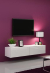 Cama TV-thi VIGO 140 30/140/40 valge/valge likevrv