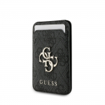 GUESS 4G Metal Logo MagSafe Cardslot Stand Black