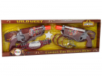 LEAN Toys Cowboy Set For Two Cowboy Revolver Spurs Accessories