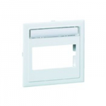 Schneider Plain data cap for wall mounting, white