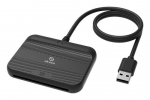 Akasa AK-CR-14BK nutikaardi lugeja Sisemine USB USB 2.0 Must