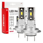 Noname AMiO LED automaatpirnid h-mini seeria h7 h18 6500k canbus amio-03332