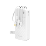 Dudao K11 Pro 20000mAh vikeenergiaseade integreeritud juhtmidega - Valge - OUTLET