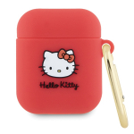 Hello Kitty HKA23DKHSF Airpods 1/2 kate fuksja/fuschia Silikoonist 3D Kitty Head