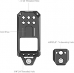 SmallRig 3990 lemine plaat Sony FX30 / FX3 XLR seadmega