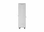 LANBERG 19" 42U Standing Rack Cabinet 600600 Gray with Glass Door and LCD (Flat Pack)