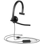 Logitech H570e Mono Wired Headset, with Noise-Cancelling Microphone