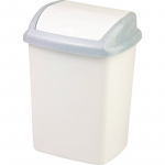 Waste bucket Dominik 25L 36,5x29,1x48cm grey