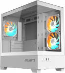 GIGABYTE Panoraampaneel ICE GB-C201PI M-ATX kesktornkorpus, valge (GB-C201PI)