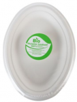 GoGreen Kompostitavad suhkrurootaldrikud Go Green ovaalne 10 tk. 0,17kg