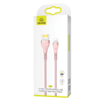 USAMS Kabel pleciony U33 vlk 1,2m 2A Kiirlaadimine rowy/pink SJ360USB03 (US-SJ360)