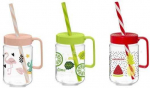 HEREVIN Glass Bottle 370ml Mix 1pcs